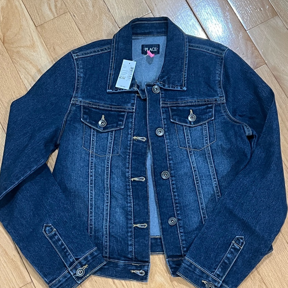BRAND NEW Girls Jean Jacket - 14 - Children's Place